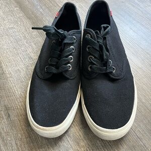 Levi Black Canvas Men's Shoes